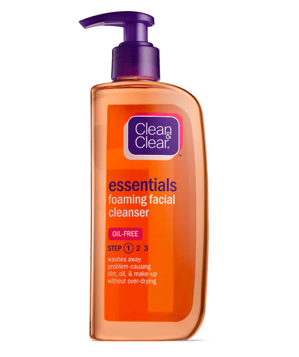 Image result for clean and clear foaming cleanser