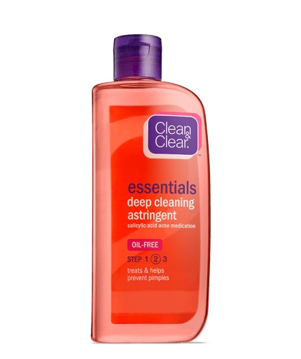 clean deep essentials clear astringent cleaning face wash skin acid morning salicylic facial astringents toners scrub energy cleanandclear cheap daily